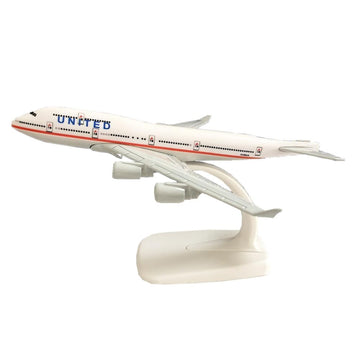 1/400 Boeing 747 Metal Alloy Diecast Aircraft Model Diecast Airplane Model (United Airlines)