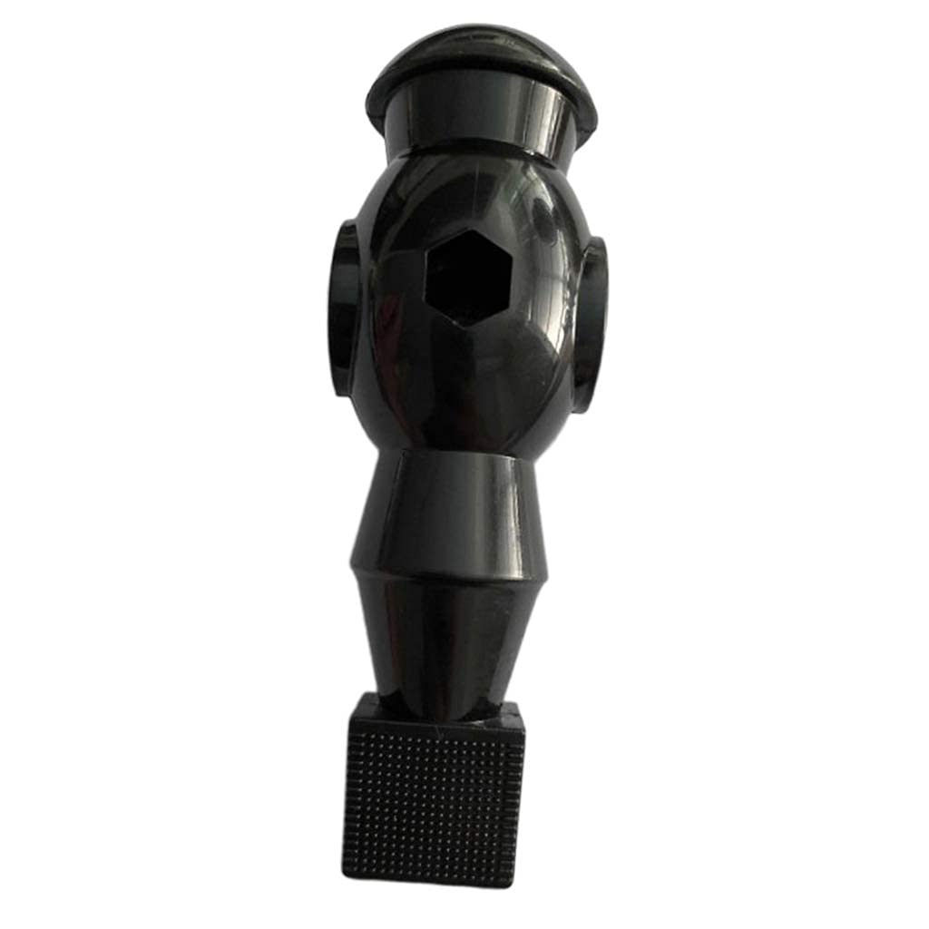 Mnixy Cutefly 5/8" Foosball Man Table Guys Man Soccer Player Part for Dynamo Table (Black)
