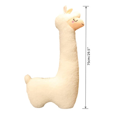 Alpaca Plush Pillow 29.5 Inch Soft Fluffy Llama Stuffed Animal