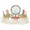 Light-Up Tiara - Pack of 1 - Plastic Crown - Perfect Birthday Accessory, Gold, 3.63" x 6.5"