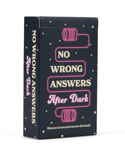 No Wrong Answers After Dark - Hilarious Card Game, Conversation Starter - Fun Activity for Friends, Game or Date Night, Travel, Couples - Great Gift