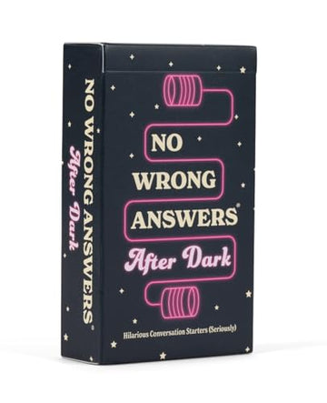 No Wrong Answers After Dark - Hilarious Card Game, Conversation Starter - Fun Activity for Friends, Game or Date Night, Travel, Couples - Great Gift