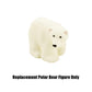 Fisher-Price Replacement Part Little People Choo-Choo Zoo Train Playset CMP36 - Replacement White Polar Bear Figure