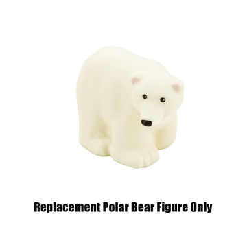 Fisher-Price Replacement Part Little People Choo-Choo Zoo Train Playset CMP36 - Replacement White Polar Bear Figure