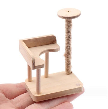 1:12 Scale 1/12 mini Furniture minihouse Miniature Cat Climbing Frame Miniature Cat Tree Farm Animals for Cat Tower Home Furniture Miniature Tower
