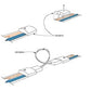 Dollhouse Miniature 12v Bridging Cord for Junction Splice