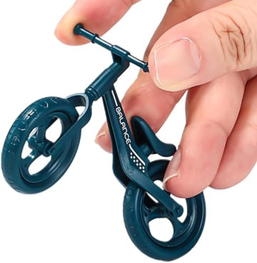ZLmoue Mini Finger Mountain Bike, Desktop Decoration Cycling Figure, Small Mountain Cycling Figure Finger Playing