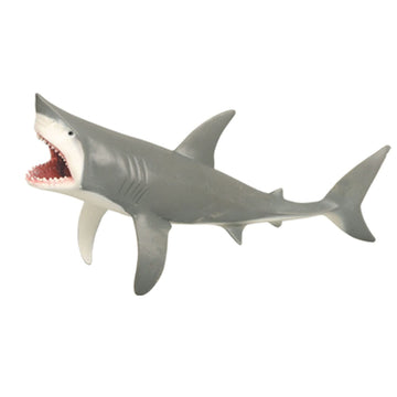 JOKFEICE Animal Figures Plastic Great White Shark Sea Animals Action Model Science Project, Learning Educational Toys, Birthday Gift, Cake Topper