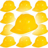 The Dreidel Company 12-Count Yellow Construction Worker Hat Helmet, Child Size Party and Classroom Supplies (12-Pack)