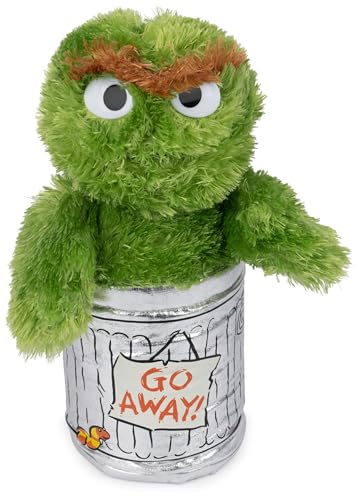 GUND Sesame Street Oscar the Grouch 10-Inch Muppet Plush Toy for Ages 1+