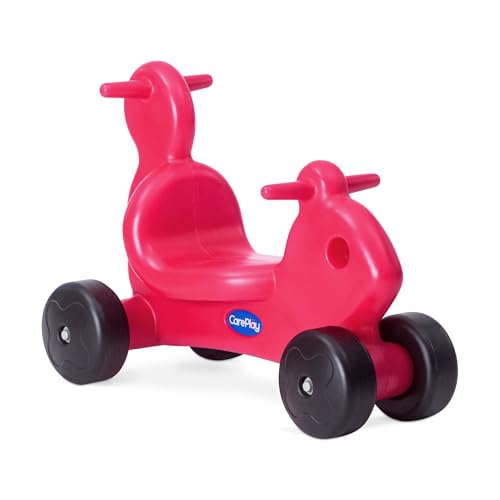 Careplay 2-in-1 Squirrel Push & Ride-on Toy, Indoor & Outdoor Use, Low Profile Seat, Recommended for Children up to 50lbs, Durable Construction, Made