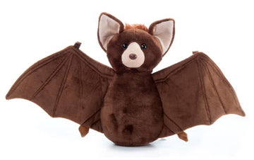 The Petting Zoo Bat Stuffed Animal Plushie, Gifts for Kids, Wild Onez Zoo Animals, Bat Plush Toy 12 Inches
