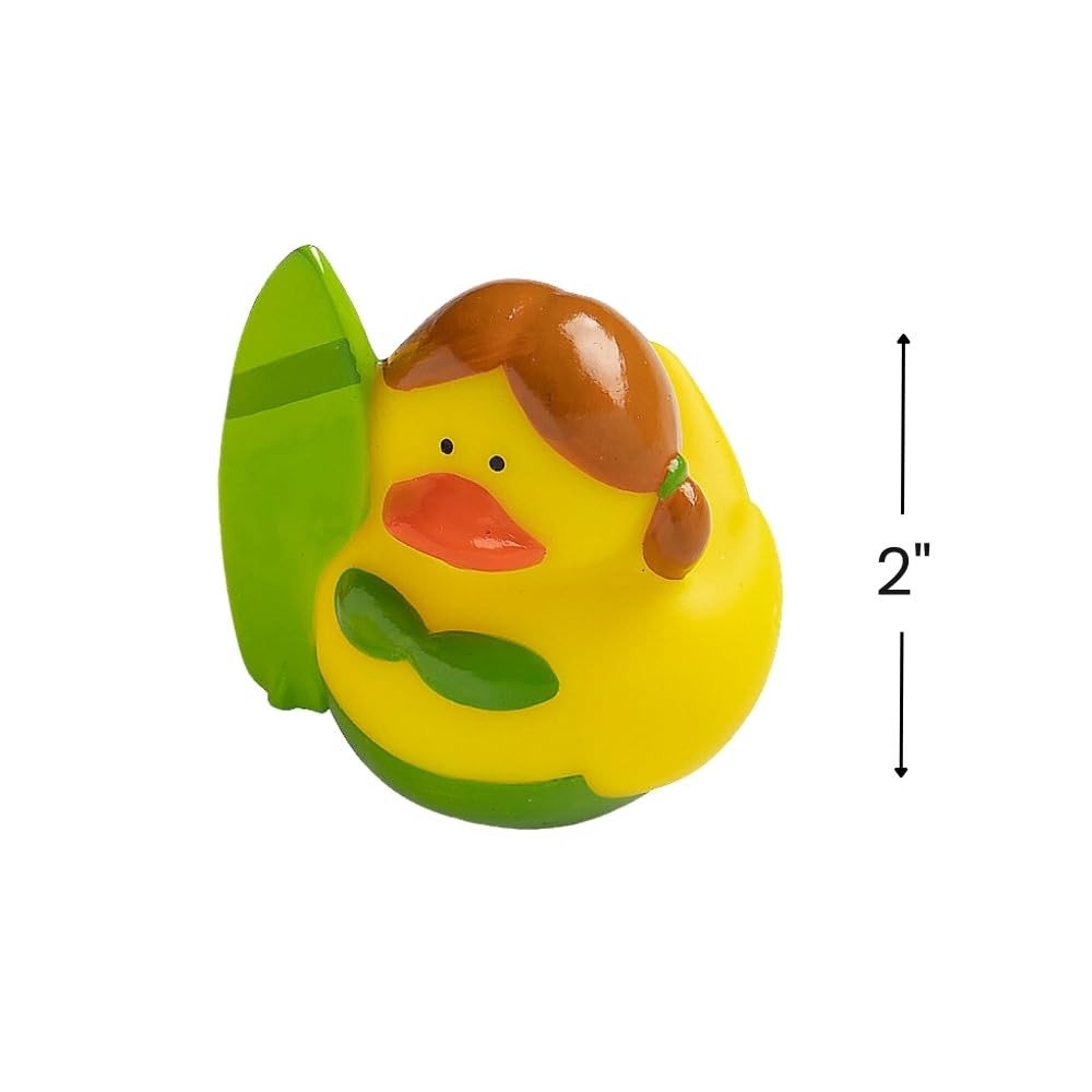 Fun Express - Surfing Rubber Ducks - Toys - Character Toys - Rubber Duckies - 12 Pieces