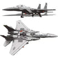 General Jim's F-15 Eagle Fighter Jet Building Blocks Set, 1:48 Scale Military Aircraft Model, 262 Pieces, Twin-Tail Jet with Landing Gear and Cockpit