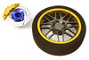 Billet Machined Alloy 16 Spoke Steering Control Dial Set for Traxxas RC Transmitter