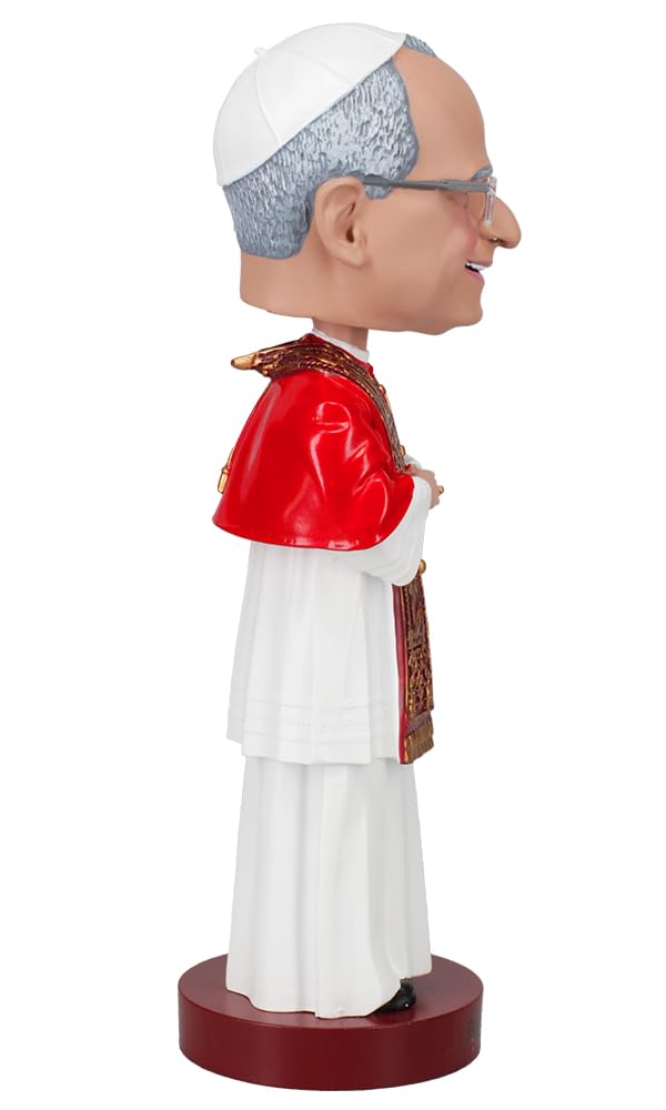 Royal Bobbles Pope Leo XIV Bobblehead - 8” Tall - Collectible Figurine Statue, Religious Gift, Catholic Collectible