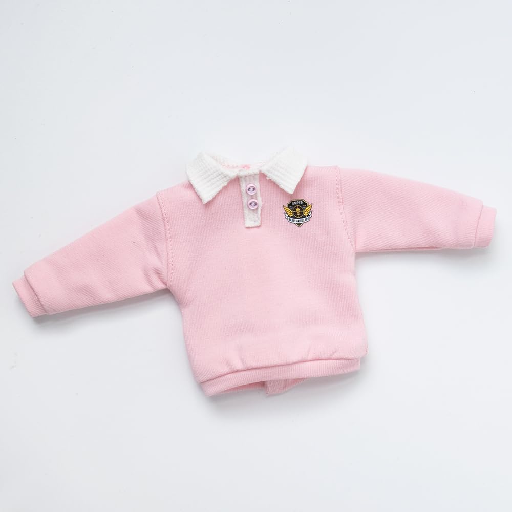 XiDonDon Doll Clothing Fashion Sweatshirt for Blyth,Ob24,Licca,Azone BJD Doll Clothes Toys Accessories Gifts (Only Clothes,Top Only) (Pink)