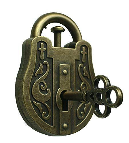 GINFH Brain Teaser Puzzle 3D Unlock Interlocking Puzzle Metal Hole Lock Adult Educational Toy IQ Puzzle (Lock Metal Puzzle)
