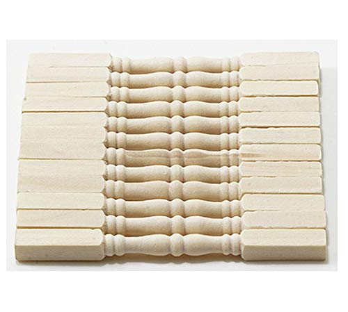 Handley House Dollhouse Miniature Set of 12 Wood Balusters
