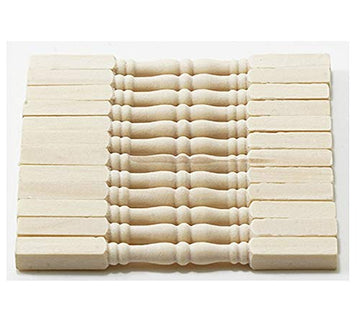 Handley House Dollhouse Miniature Set of 12 Wood Balusters