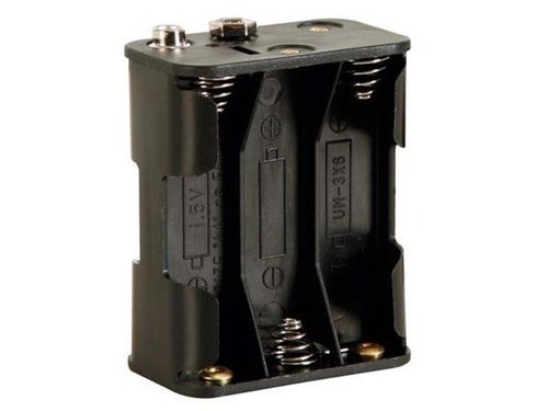 Velleman BH363B Battery Holder for 6 x AA-Cell with Snap Terminals, 1 Grade to 12 Grade