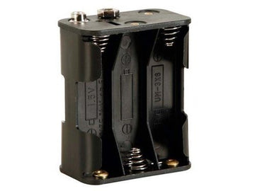 Velleman BH363B Battery Holder for 6 x AA-Cell with Snap Terminals, 1 Grade to 12 Grade