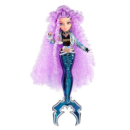 MERMAZE MERMAIDZ Color Change Riviera Mermaid Fashion Doll with Designer Outfit & Accessories, Stylish Hair & Sculpted Tail, Poseable, Toy Gift Girls