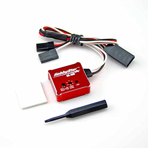 HobbyStar HS-400 Gyro, Adjustable Stability Control System, Drift-Assist - Red