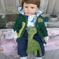 iCradle 24 inch Boy Dolls Reborn Toddler Dolls Realistic Looking Soft Silicone Weighted Soft Cloth Body Newborn Baby with Dinosaur Clothes