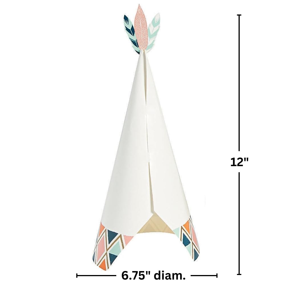 Fun Express - Tribal Baby Centerpiece (3pc) for Baby - Party Decor - General Decor - Centerpieces - Baby - 3 Pieces