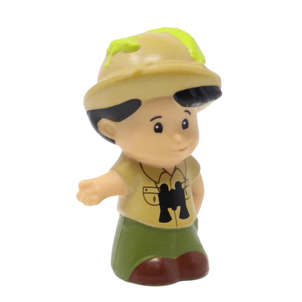 Fisher-Price Replacement Part for Collectible Little People Musical Zoo Safari Train Playset M0532 - Replacement Guide Koby Figure - Wearing Khaki