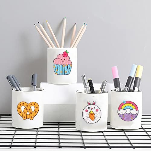 69 Pcs Diamond Art Stickers Kits for Kids, DIY Cartoon Paint by Numbers Diamonds Mosaic Arts Diamond Craft Sticker for Adult Beginners
