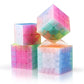 QY Toys Jelly 2x2x2 Speed Cube Stickerless, Transparent