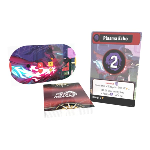 Pocket Paragons: Rivals of Aether- Intense Two Player Battles in The World of Rivals of Aether! Fighting Card Game for Ages 15+, 10 Minute Playtime