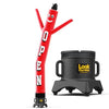 LookOurWay Air Dancers Inflatable Tube Man Set - 10ft Tall Wacky Waving Inflatable Dancing Tube Guy with 12-Inch Diameter Blower for Business