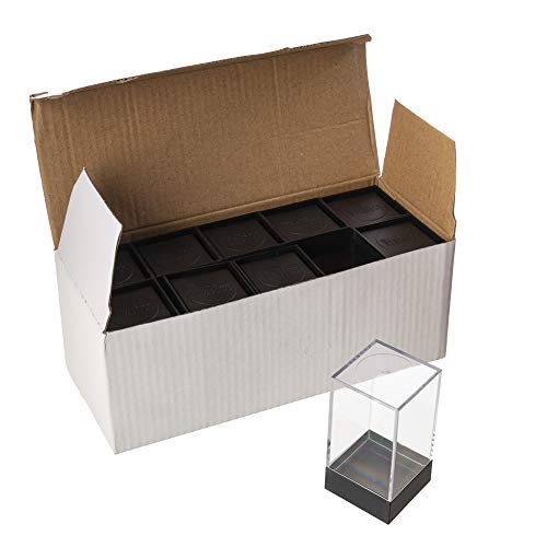 Wiz Dice - Dice Boxes - Clear Acrylic Display Box for Storage of Figurines, Collectibles, DnD Dice Set, Other Valuables - 1.43" x 1.43" x 1.75" - 10