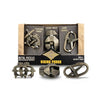True Genius: Viking Forge - 3 Cast Metal Brainteaser Puzzles, Disentanglement Puzzle, Difficulty Level 3-5, Project Genius, Ages 8+
