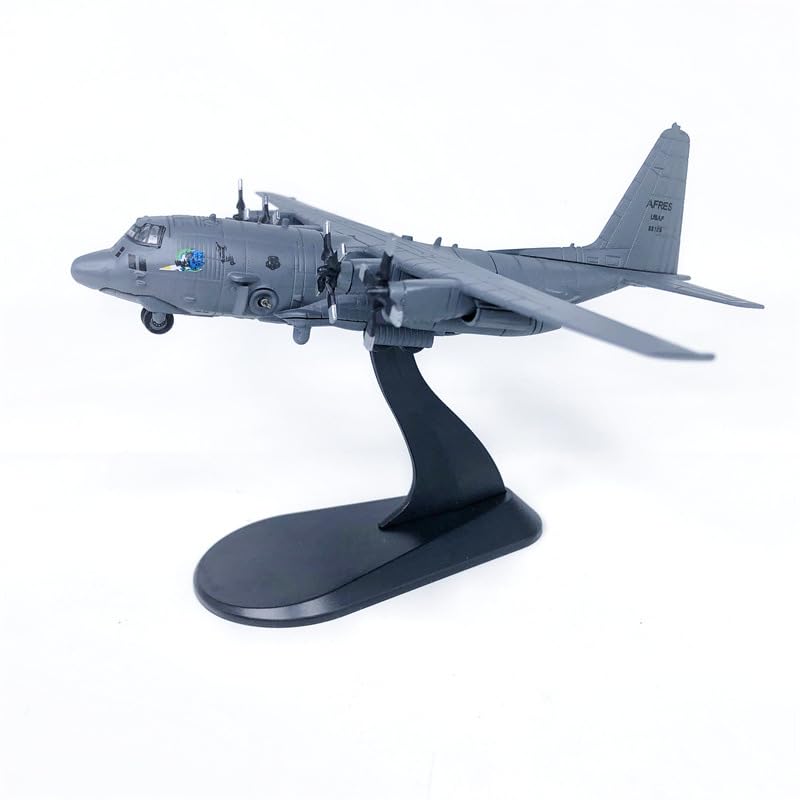 LATUROP 1/200 AC-130 Fighter Jet Model, Metal Pre-Build Diecast Airplane for Collection or Display, Highly Simulation Aircraft.