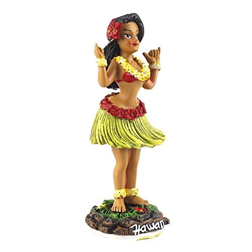 KC Hawaii Mini Shaka Hula Girl Dashboard Doll