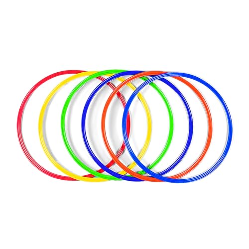 Fun Express Obstacle Course Agility Rings, 20 Inch, Set of 6