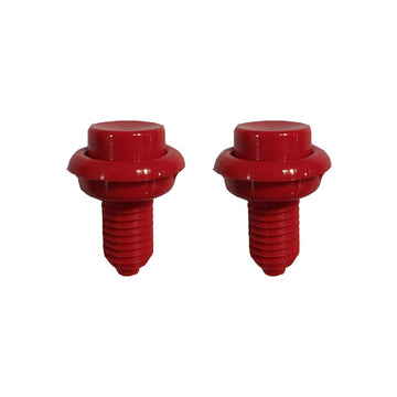 Game Room Guys Pinball Arcade Cabinet Flipper Button - 1-3/8" Shaft - Red (2 Pack)