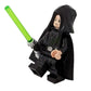 Luke Skywalker Jedi Master (Black Hand), Hood, Cape and Lightsaber - Lego Star Wars Minifigure