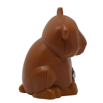 Fisher-Price Replacement Part for Collectible Little People Alphabet Fun Zoo Safari Farm Playset JGR92 - Replacement Letter B Brown Bear with Fish