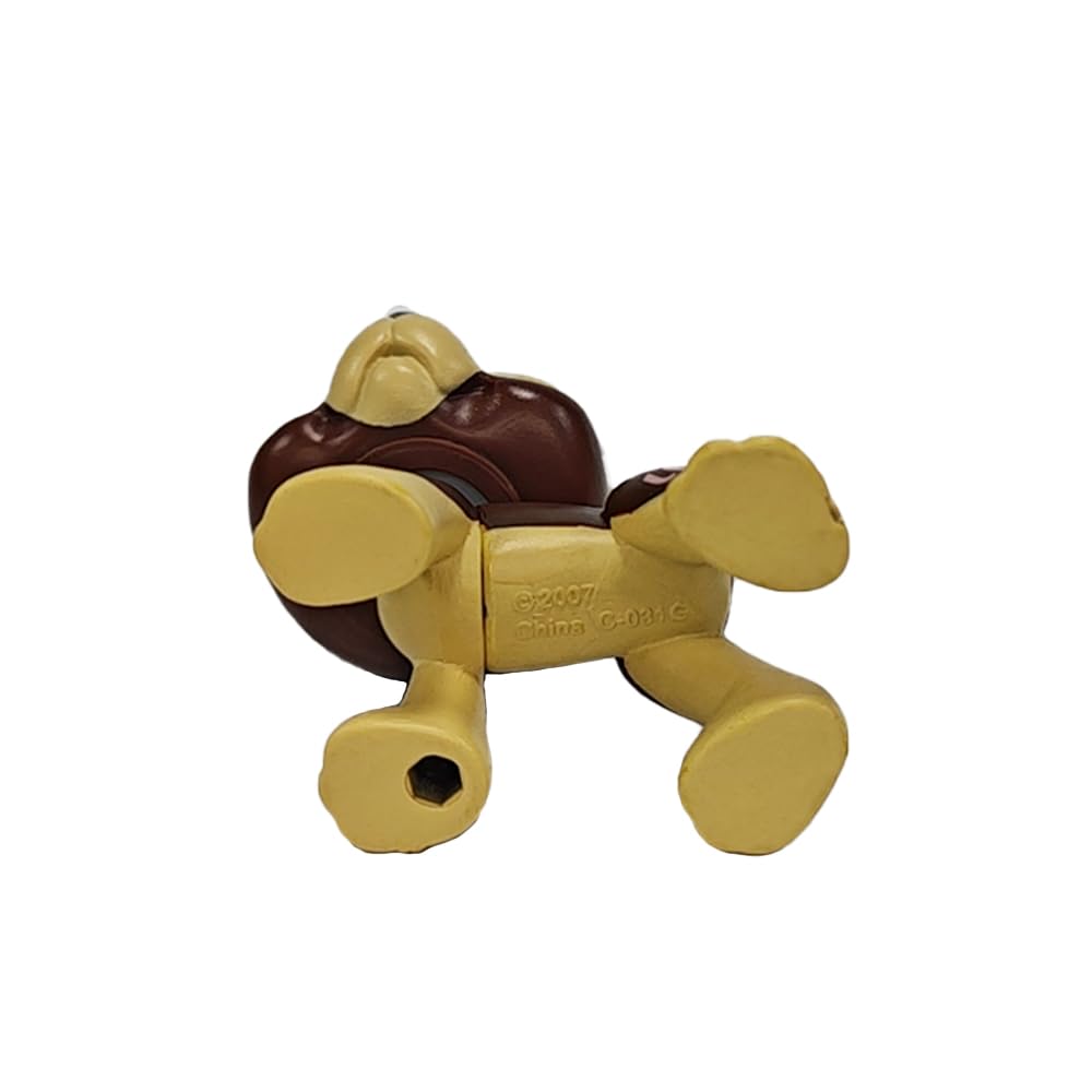 CFCLLBR #817 Mini Pet Toys Chocolate Dot Great Dane Dog Animal Figure