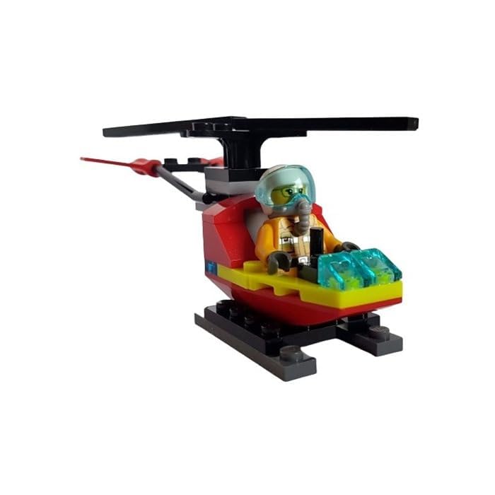 LEGO City: Firerfighter Minifigure in Helicopter (Ages 6+)