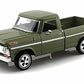 1969 Ford F-100 Pickup Truck Green 1/24 by Motormax 79315