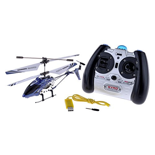 Syma S107G 3 Channel RC Helicopter with Gyro, Blue