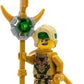 LEGO Ninjago: Lloyd Golden Oni Minifigure with Staff Weapon