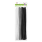 Colorful Fuzzy Craft Sticks Pipe Cleaners - 40 Count - 12 Inches Long (Black White Gray Mix)