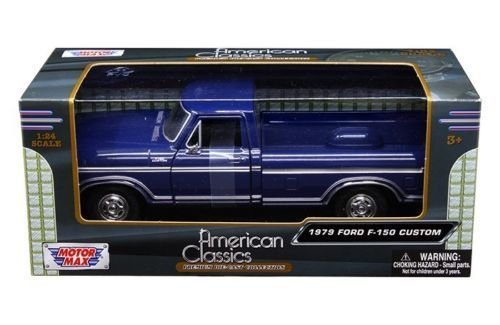 Motormax 1979 Ford F150 Diecast Model 1:24 Blue 79346-BL